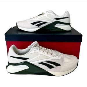 Reebok White and Black Running Sneakers